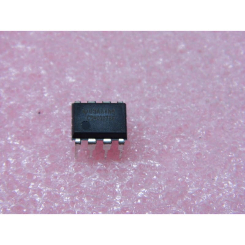 CD40107BE (Texas Instruments / Harris / Divers) - Double Tampon / Driver NAND 2 Entrées CMOS (Boîtier DIP-8)