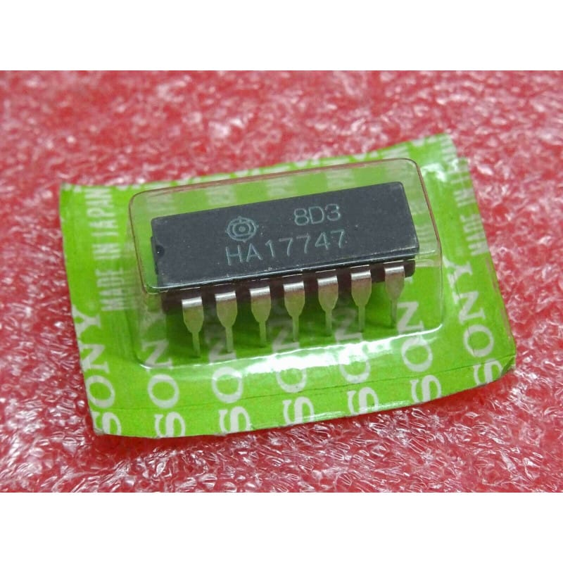 HA17747 (Hitachi / Sony Référence 8-759-377-47) - Double Amplificateur Opérationnel à Compensation de Phase Interne