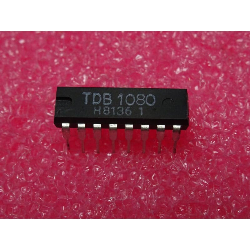 TDB1080 (Siemens / Telefunken / Philips) - Circuit Intégré Spécifié / Commutateur ou Contrôleur Analogique (Boîtier DIP-16)