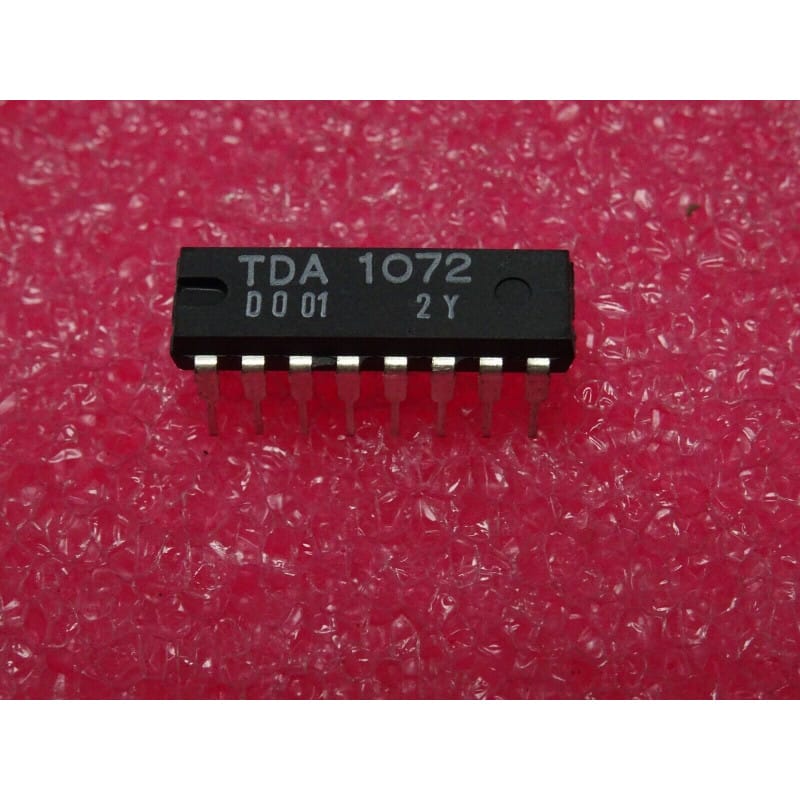 TDA1072 (Philips / Valvo / Telefunken) - Récepteur AM / Amplificateur FI AM (Boîtier DIP-16)
