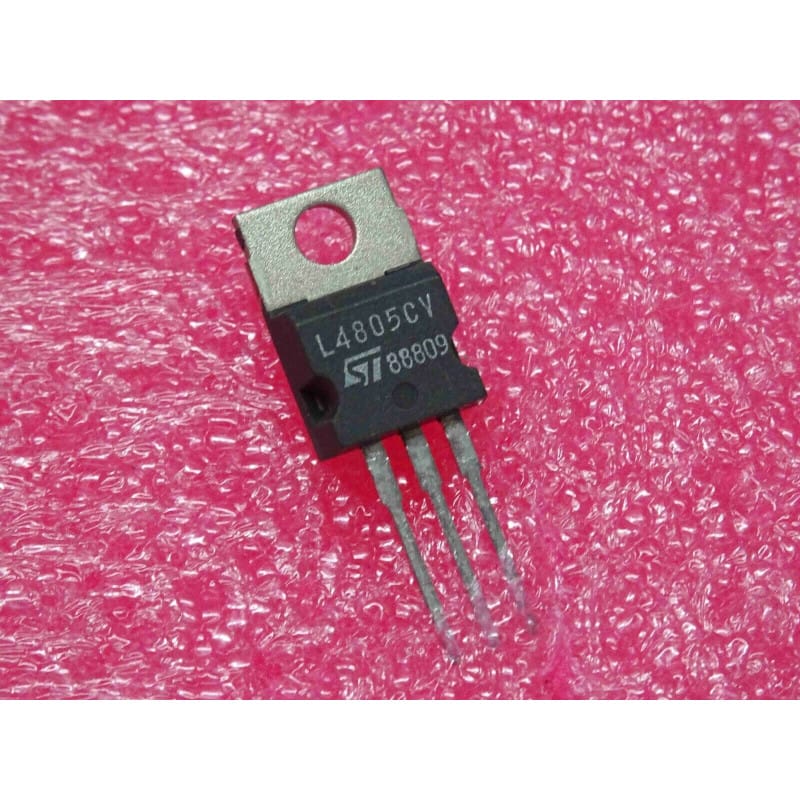 [194593465226] L4805CV (STMicroelectronics) - Régulateur de Tension Fixe +5V à Très Faible Chute 400mA (Boîtier TO-220)