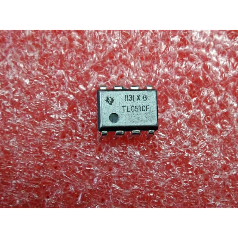 TL051CP (Texas Instruments) - Amplificateur Opérationnel à Faible Décalage et JFET Amélioré (Boîtier DIP-8)
