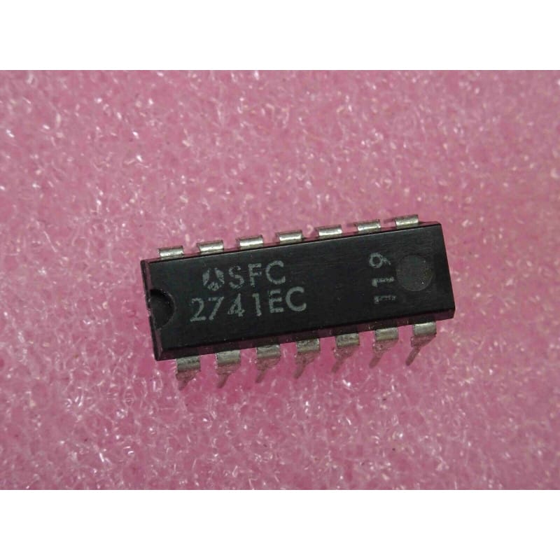 SFC2741EC (Thomson / Sescosem) - Amplificateur Opérationnel Unique en Boîtier DIP-14 (Équivalent LM741)