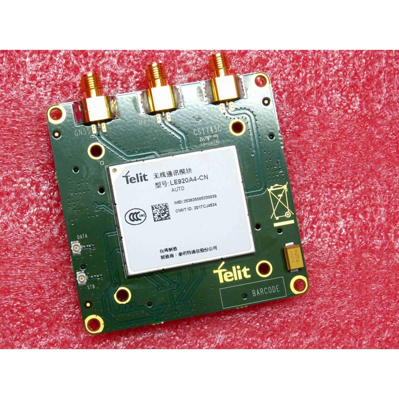 [CS1743C] Carte de Circuit Imprimé Telit CS1743C avec Module Telit LE920A4-CN (China Variant)