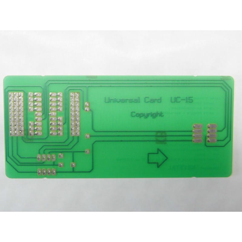 [191579294038] Carte d'Étude Universelle UC15 (Universal Smart Card UC-15 pour µP et EEprom)