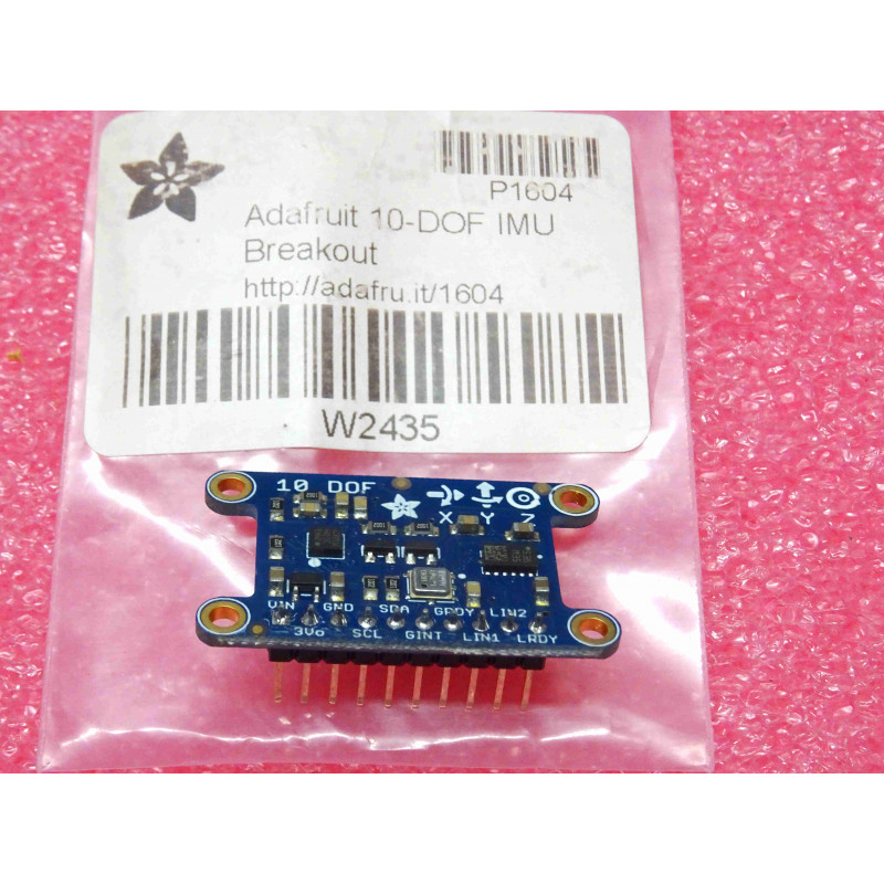 [10-DOF] Module de Mesure Inerte et Environnemental Adafruit 10-DOF (L3GD20H + LSM303DLHC + BMP180)