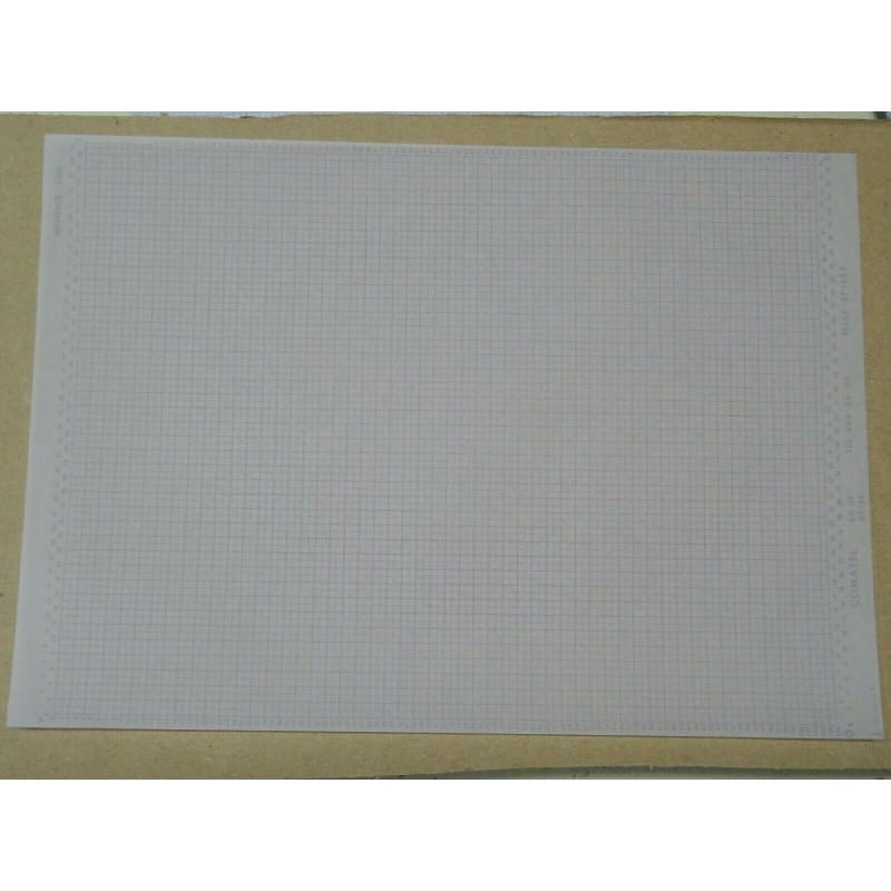 [200424583577] Lot de 5 Feuilles A4 Quadrillées au Pas de 2,54 mm Comatel (Réf: 5306)