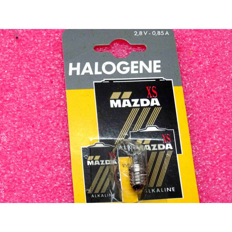 Lot de 3 Lampes Mazda Miniature - 2.8V 0.85A - Culot à vis