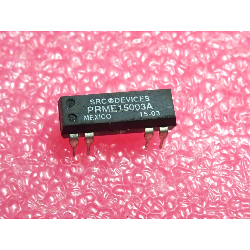 Relais Reed SRC Devices / CP Clare PRME 15 003 A (Bobine 24V, 1 Form A, Blindage Électrostatique, Format DIP14)