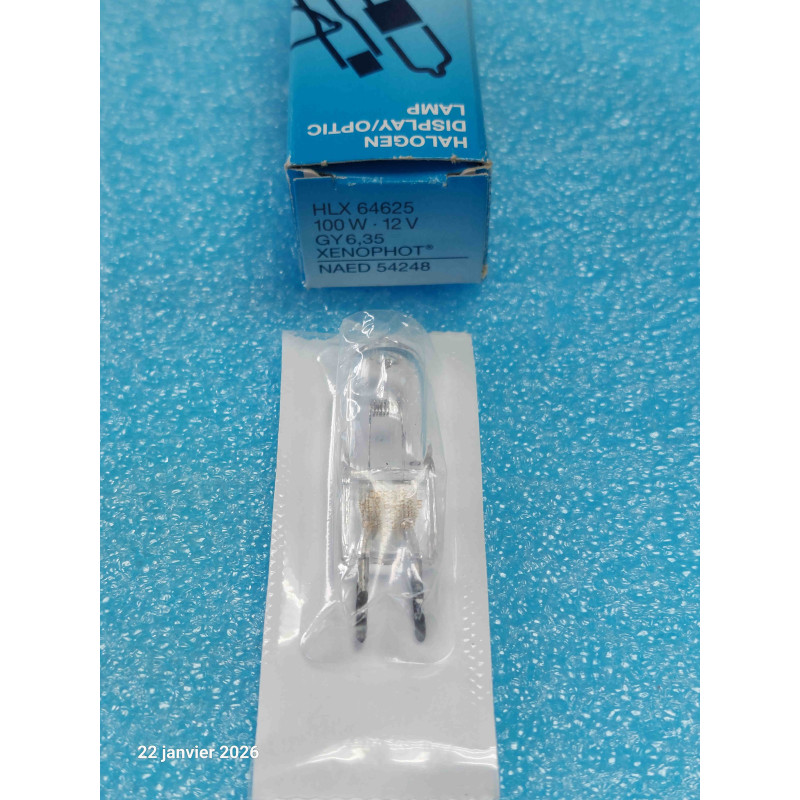 Ampoule Halogène OSRAM HLX 64625 (12V 100W) - Culot GY6.35