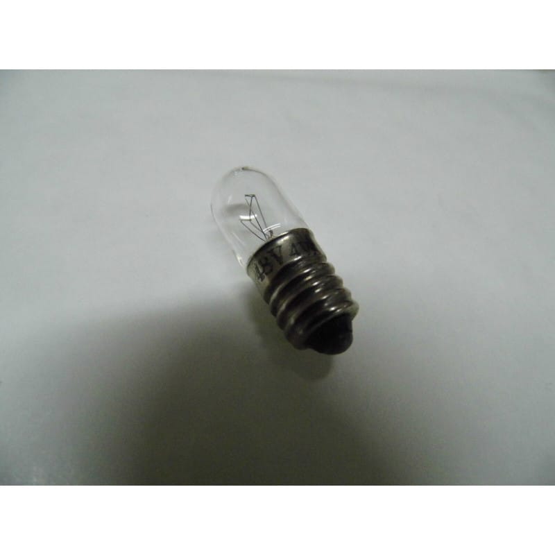Lot de 10 Lampes à vis E10 - 48V 4W - Dimensions 10x26mm