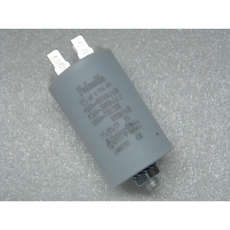 [201134486794] Condensateur Permanent / de Démarrage Moteur - 15 µF / 450Vac (Tolérance 5%, Matériel Professionnel)