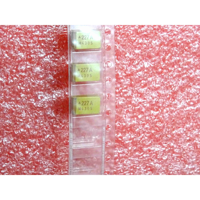 [TPSD227K010R0150] Lot de 10 Condensateurs CMS Tantal Chip AVX - Référence TPSD227K010R0150 (220 µF, 10V, Tolérance 10%, Format ~ 4 × 7 mm)