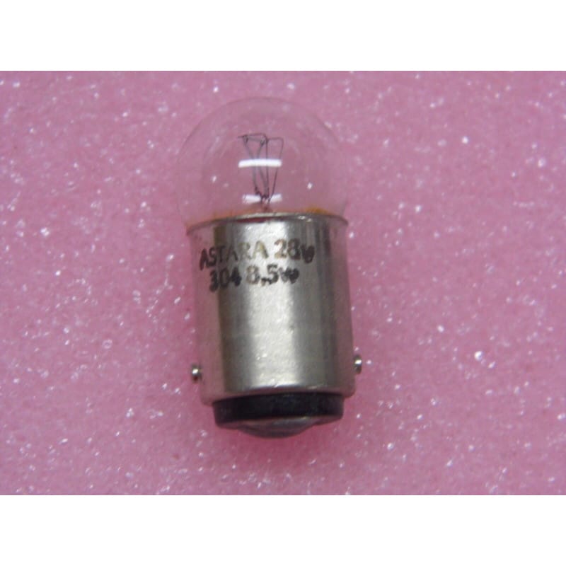 Lot de 10 Lampes à Baïonnette BA15D - 28V 8.5W - Astara