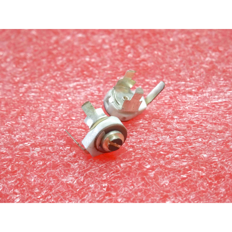 [Variable-5.1] (Lot x3) Condensateur Variable (Ajustable / Trimmer) 5,1 pF à 40 pF 250V - Format Miniature (Ø6 x 5 mm)