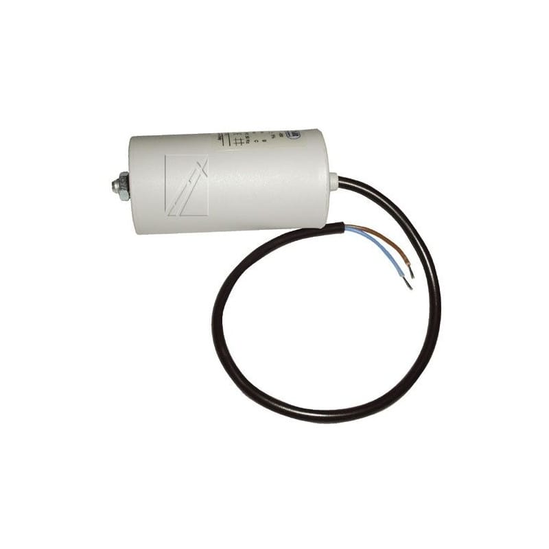 Condensateur Permanent de Démarrage Moteur 50 µF 450V AC ±5% (à Fils) – Qualité Professionnelle