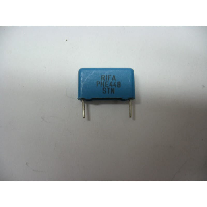 Lot de 10 Condensateurs Film Polypropylène 100 pF (0,1 nF) 2000V DC / 2kV - RIFA Série PHE448 (Pas 15 mm)