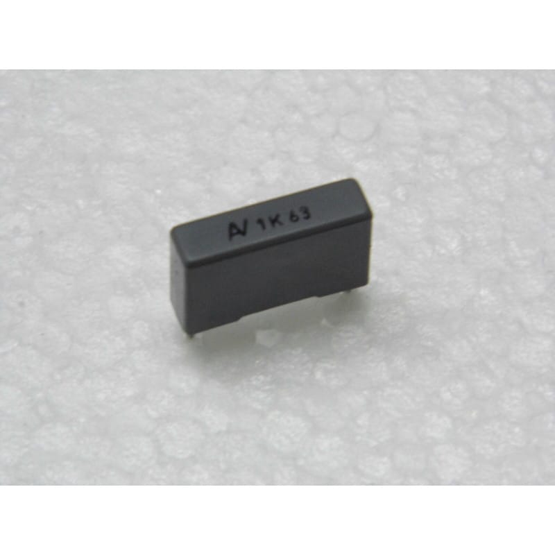 Lot de 10 Condensateurs Film Plastique Arcotronics 1 µF 63V 10% Série CPMR (Pas 15.08 mm - 18 x 4 x 10 mm)