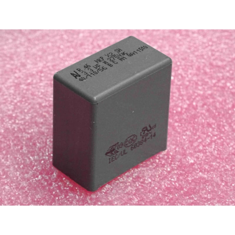Condensateur Antiparasite X2 MKP 3.3 µF - 275V AC (Pas 27.5 mm)