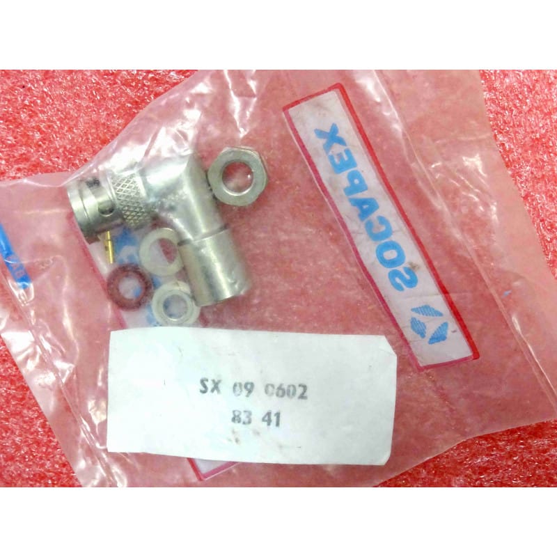Connecteur Coaxial BNC Mâle Coudé à 90° – Socapex SX09-0602
