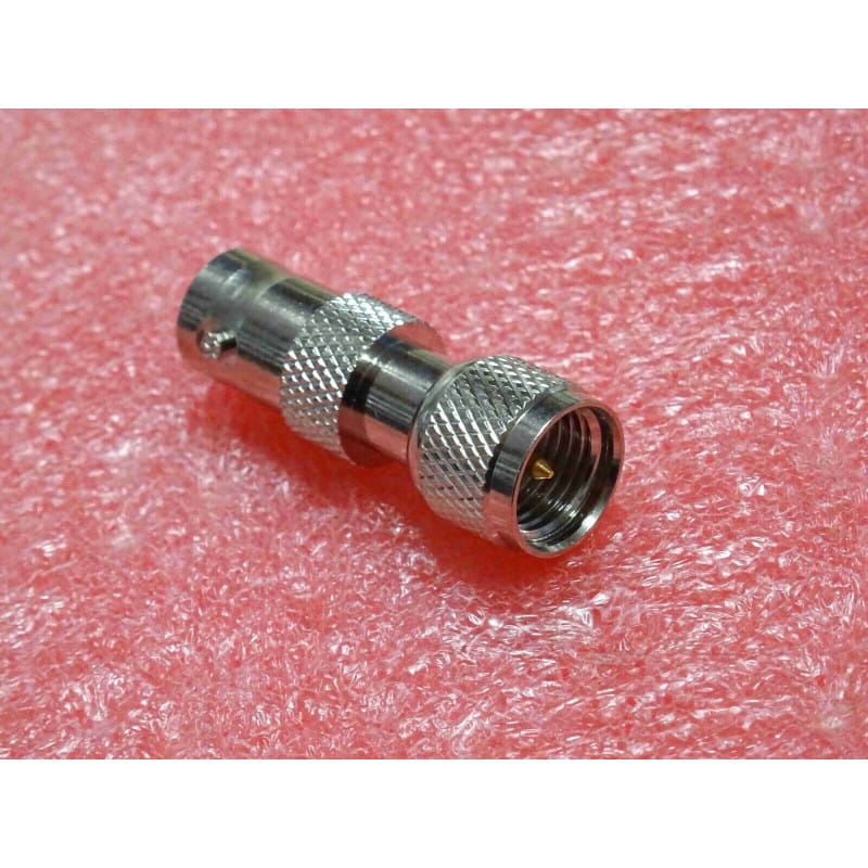 Adaptateur Coaxial RF Mini PL (Mini UHF) Mâle vers BNC Femelle – Référence BN10-MU15 / BN10MU15