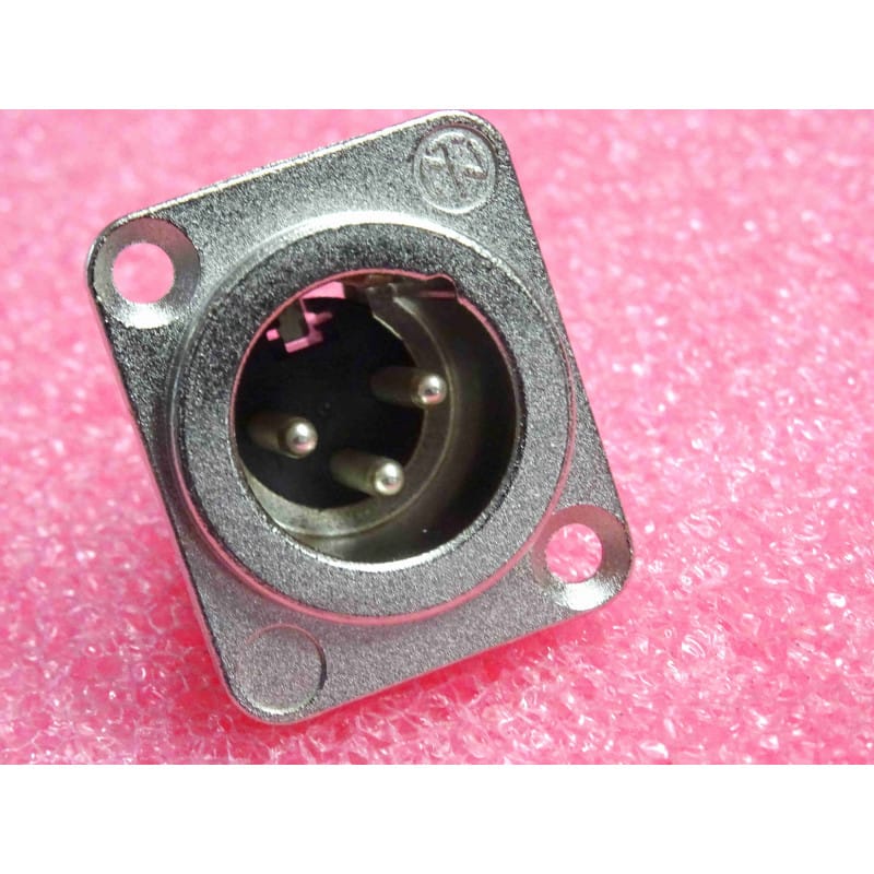 Embase Châssis Neutrik NC3MD-LX – Connecteur XLR Mâle 3 Broches (Série DLX)
