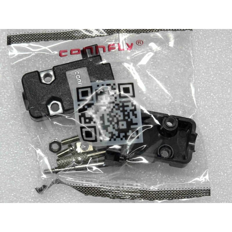 Lot de 5 Capots Plastiques à Vis pour Connecteurs Sub-D 9 / HD15 – Connfly DS1037 (DS1037-09 / DSC-309-B)