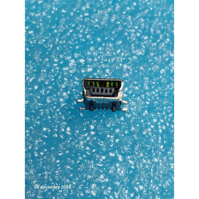 Lot de 5 Connecteurs / Embases Femelles Mini-USB 2.0 Type B à Souder en CMS (SMD)
