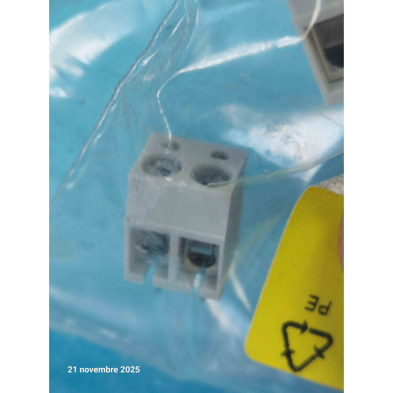 Lot de 5 Borniers à Vis pour Circuit Imprimé 2 Pôles / Pas 5,08 mm – RS 194-990 (Terminal Block PCB)