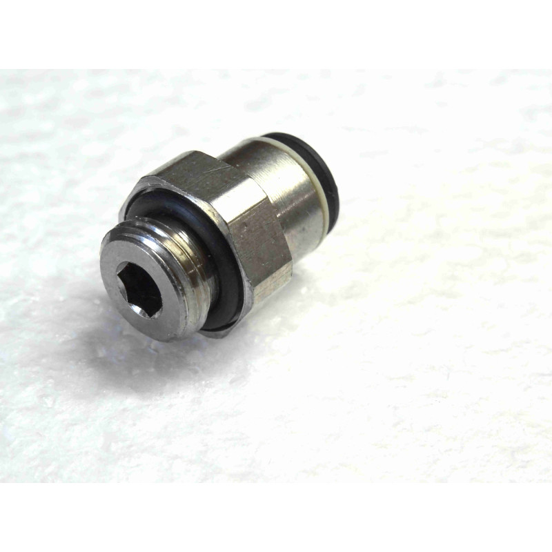 Adaptateur Droit Mâle M10 x 1,0 vers Tube Enfichable Ø 6 mm – Parker Legris LF 3000 (Réf: 3101 06 60 / RS 492-8435)