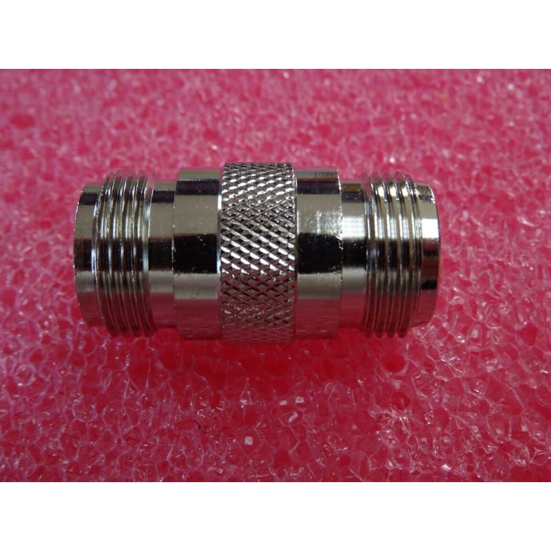 Adaptateur Coaxial RF Intra-Série Droit – Type N Femelle vers Type N Femelle (Raccord / Jonction N/N - 50 Ohms / DC à 11 GHz)