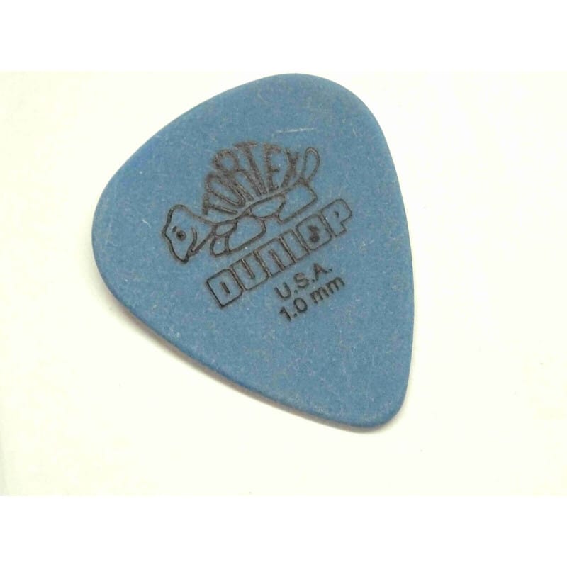 [204177163877] Lot de 6 Médiators Dunlop Tortex Standard - 1.00mm (Bleu)
