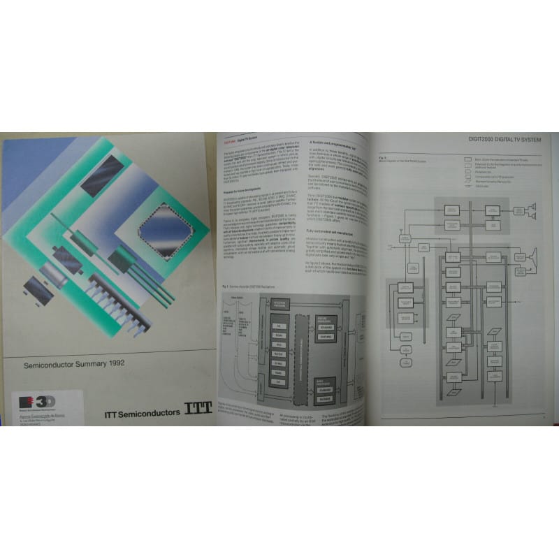 [190754186729] Livre Technique / Data Book ITT Semiconductors – Édition 1992