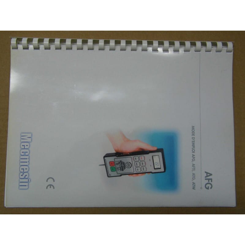 [192566221530] Manuel d'Utilisation Officiel Constructeur – Dynamomètres et Couplemètres Numériques MECMESIN Séries AFG / AFTI / ATG / ATW (Mode d'Emploi & Guide Technique – Édition en Français)