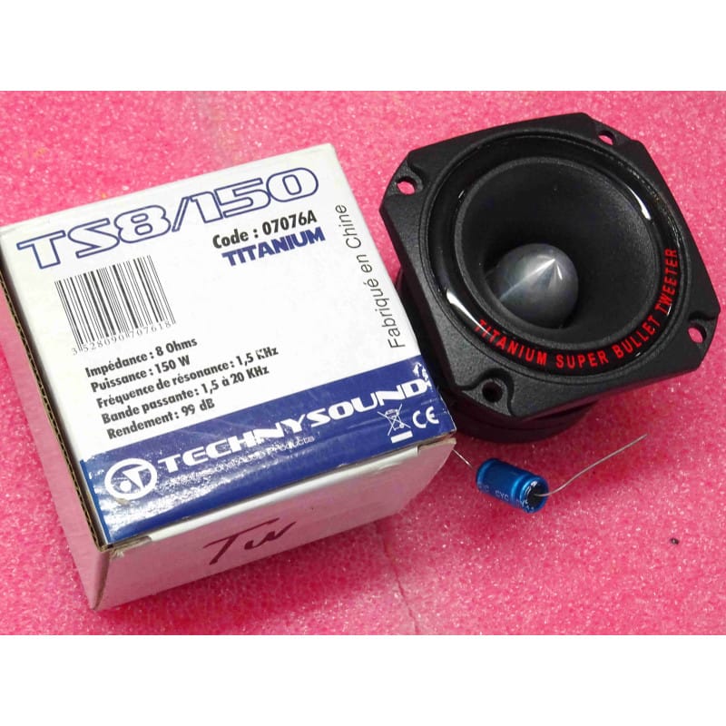 [07076A] Haut-parleur Technysound Titanium TS8/150 - 150W / 8 Ohms
