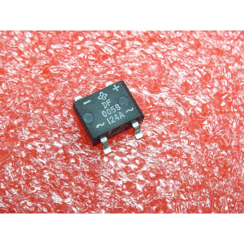 Lot de 3 Ponts Redresseurs Monophasés CMS General Semiconductor DF005S (50 V / 1 A – Boîtier CMS SMD Type DFS / DIL-4)