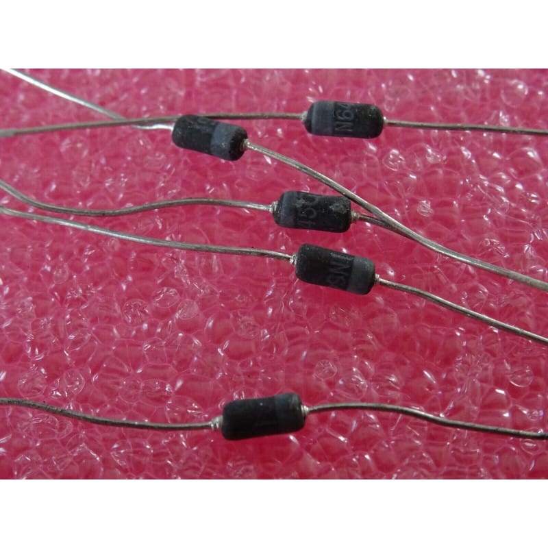 Lot de 5 Diodes Silicium Vintage Haute Fiabilité ESM 1N645 (225 V / 400 mA / Faible Courant de Fuite – Boîtier Verre Hermétique DO-7 / DO-35)
