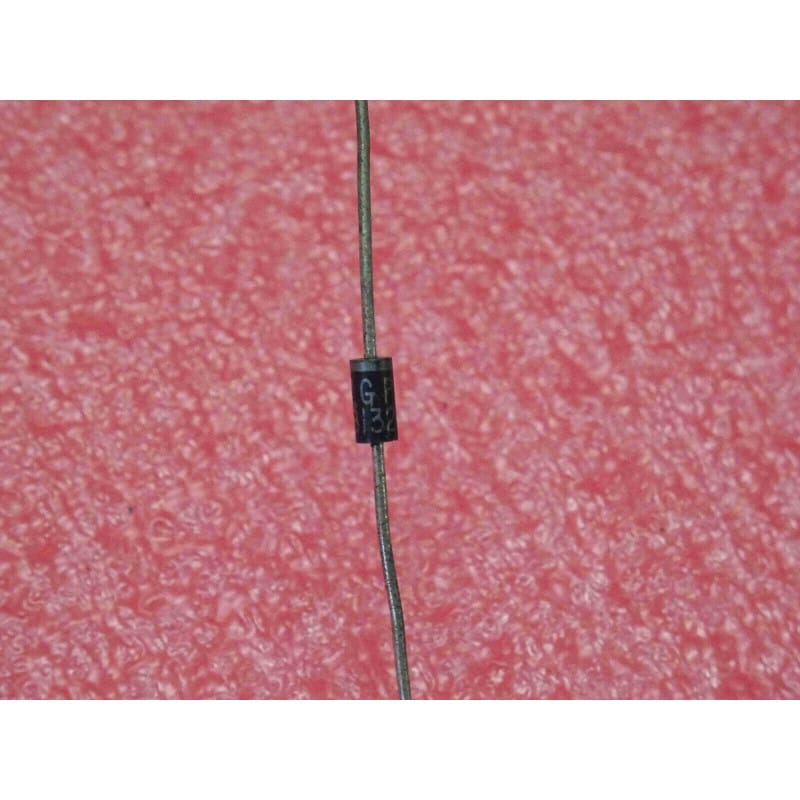 Lot de 2 Diodes Silicium Haute Fiabilité General Instrument GP647 / 1N647 (400 V / 400 mA – Boîtier Verre Hermétique DO-7 / DO-35)