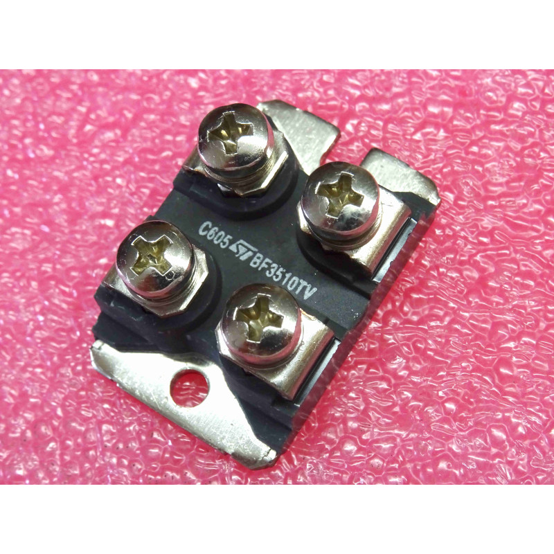 [BF3510TV] Pont Redresseur Monophasé de Puissance STMicroelectronics BF3510TV / STBF3510TV (1000 V / 35 A / Boîtier Isolé ISOTOP)