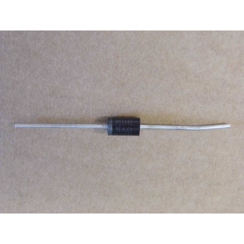 [201648704618] Lot de 10 Diodes de Redressement Ultra-Rapide MUR460 (600 V / 4 A / 50 ns – Boîtier Axial DO-201AD)