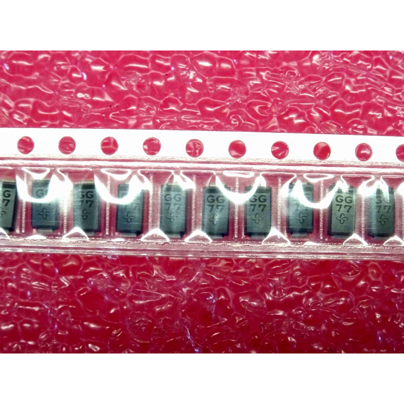 Lot de 5 Diodes CMS de Redressement Passivées General Semiconductor GF1G (400 V / 1 A – Boîtier SMD SMA / DO-214AC – Marquage GG)