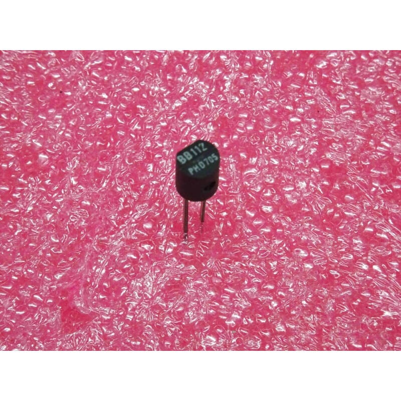 [BB112] Lot de 2 Diodes Varicap / Varactor Haute Capacité BB112 (17 pF à 560 pF / Accord Électronique AM PO-GO – Boîtier Plastique TO-92)