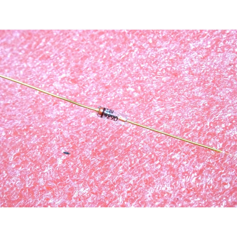 [1N5290] Diode Régulatrice de Courant à Effet de Champ Motorola 1N5290 (100 V / 0,47 mA / 600 mW – Boîtier Verre Hermétique DO-204AA / DO-7 / DO-35)