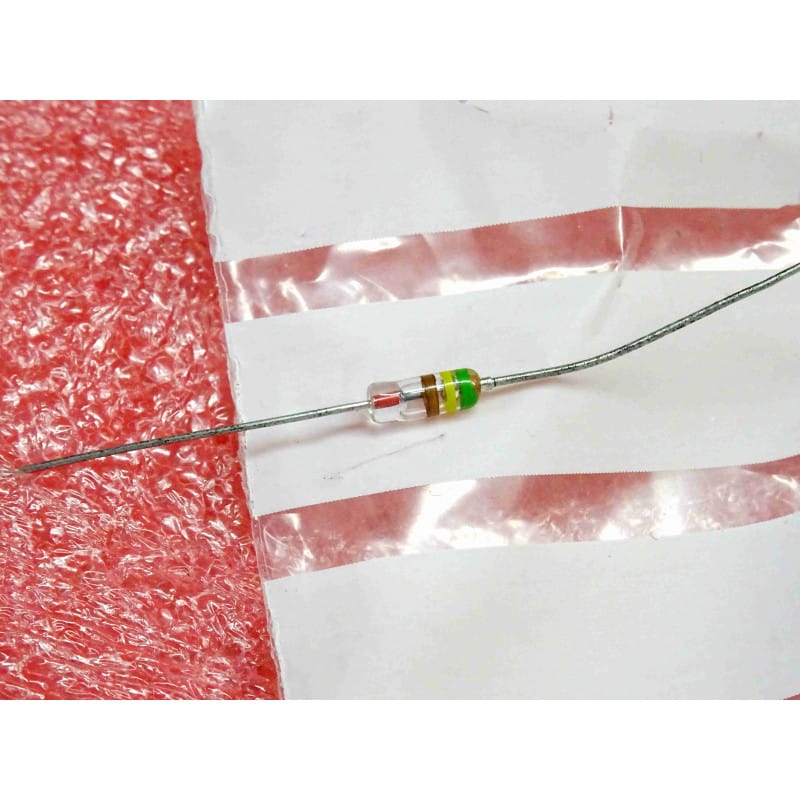 [1N541] Lot de 2 Diodes au Germanium 1N541 (30 V / 35 mA – Diode à Pointe Boîtier Verre DO-7)