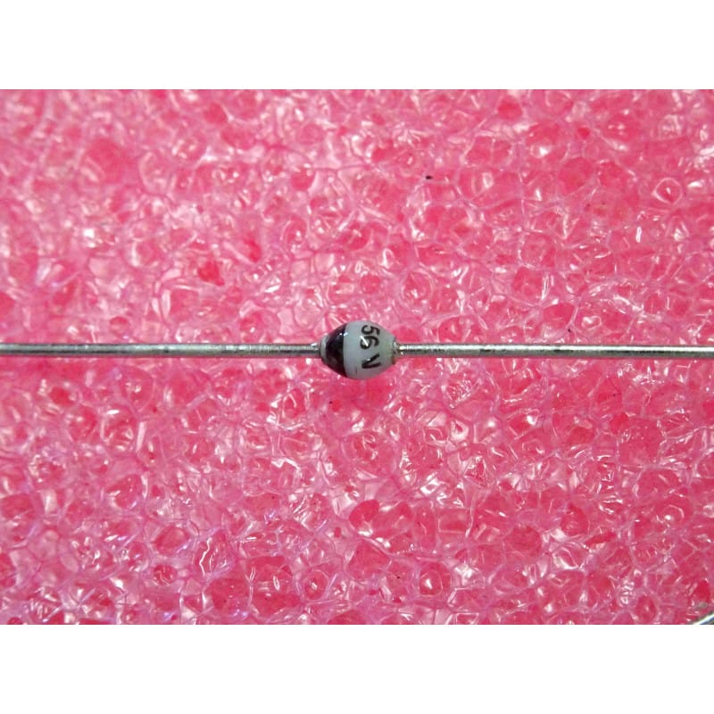 [BYW56] Lot de 5 Diodes à Avalanche Contrôlée VISHAY BYW56 (1000 V / 2 A – Boîtier Verre Fritté SOD-57)