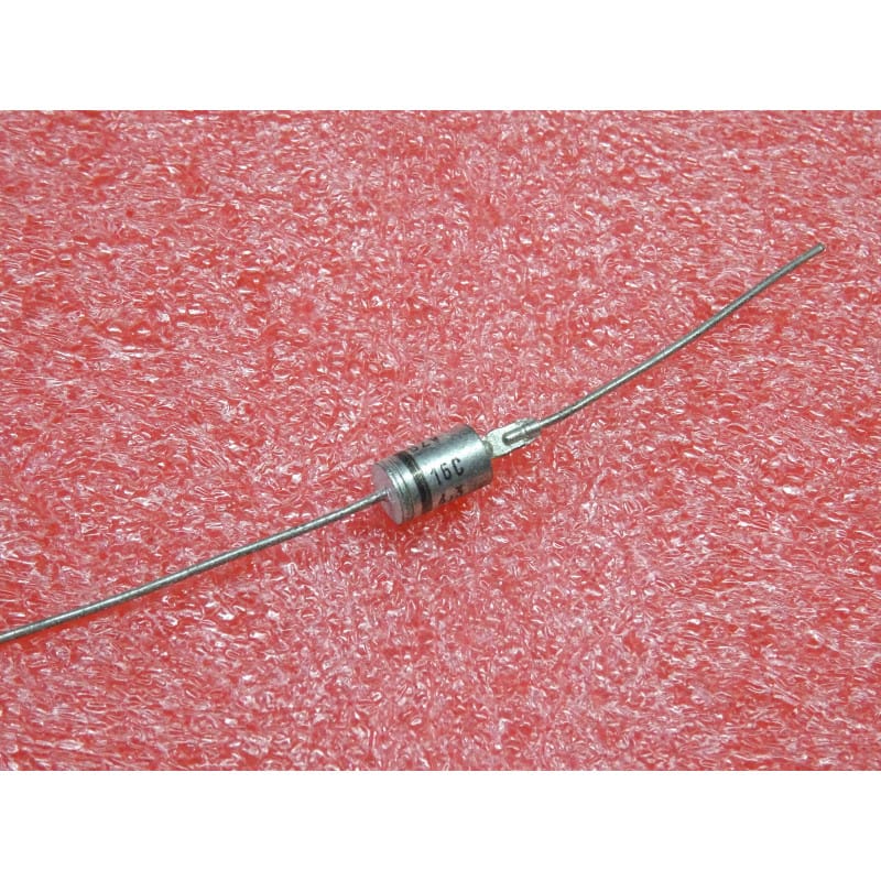 Lot de 2 Diodes Zener Moyenne Puissance Thomson / ST BZV16C4V3 (4,3 V / 3 W / Boîtier Axial Métallique-Plastique de Puissance)