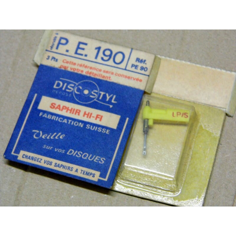 [PE190] Pointe de lecture de remplacement pour électrophone Discostyl PE190