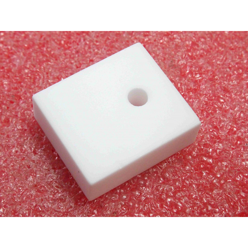 [200383641497] Lot de 10 Cales Isolantes en Céramique d'Oxyde d'Alumine (Al2O3) pour Boîtiers TOP-3 / TO-247 (20 x 23 mm / Épaisseur 0,8 mm / Haute Rigidité Diélectrique & Conductivité Thermique)