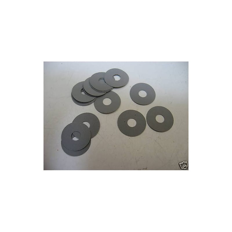 [190335614422] Lot de 50 Rondelles Isolantes Thermiques Sil-Pad pour Boîtiers DO-4 / DO-203AA (Ø Extérieur 16 mm / Ø Intérieur 5 mm / Élastomère Silicone Chargé)