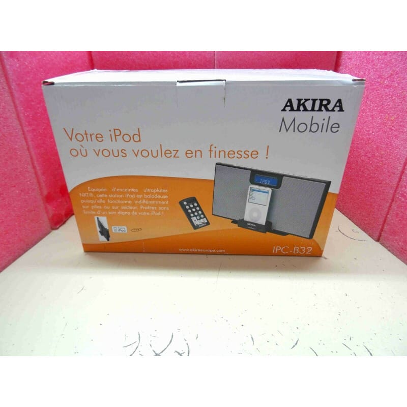 [IPC-B32] Station d'accueil iPod et Radio FM portable - Akira IPC-B32